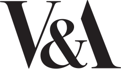 victoria and albert museum logo black v&a